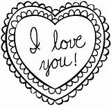 Online Valentines Coloring Pages sketch template