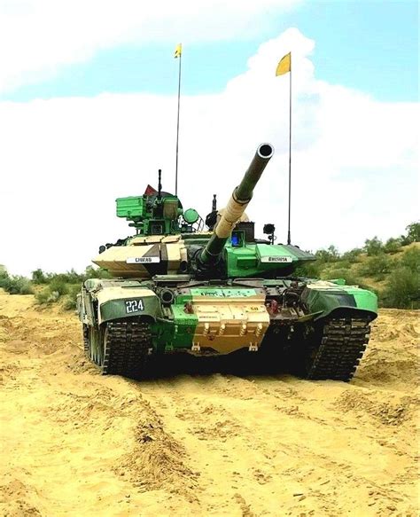 Indian Army's T-90M Bhisma Battle Tank