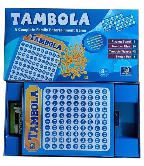 Tambola Board Game, Number Of Players: 4 at Rs 92/piece in Ghaziabad ...