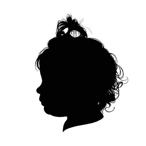 Custom Child's Silhouette Portrait | Kid's Silhouette | Baby Silhouette ...