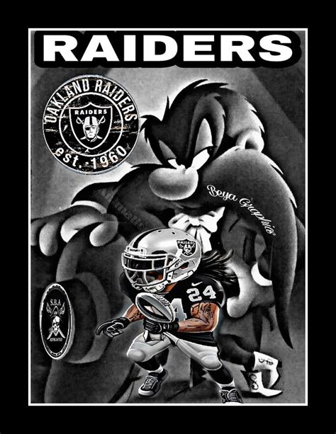 Oakland Raiders Football Team Poster