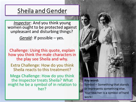 An Inspector Calls - Sheila and Historical Context | Teaching Resources | Inspector calls, An ...