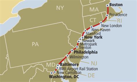 Amtrak Acela Express First Class: Washington, D.C.-WAS to New York-NYP ...