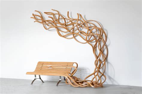 Wooden Benches Unfurl into Pasta-Esque Strands in Pablo Reinoso's Works ...