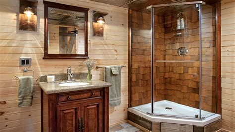 Log Home Bathroom Design Ideas