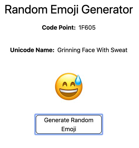 Random Emoji Generator | Emoji generator, Emoji codes, Emoji