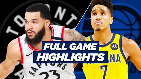 RAPTORS at PACERS | NBA HIGHLIGHTS TODAY | January 24, 2021 - YouTube