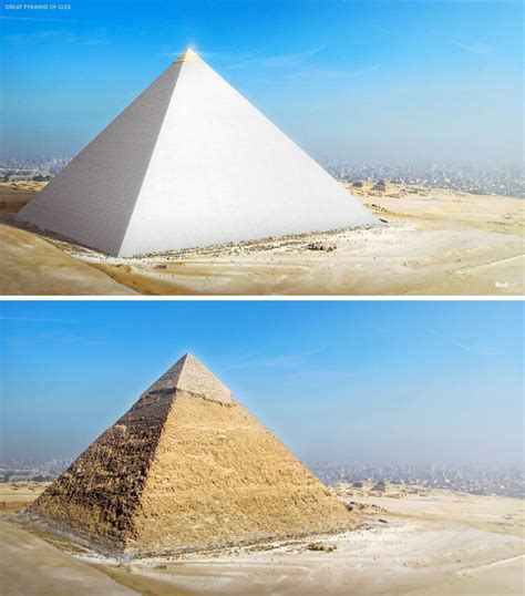 What the Great Pyramid of Giza Would've Looked Like When First Built ...