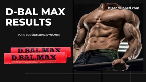 D-Bal Max Results | Honest Reviews with Before & After Pictures