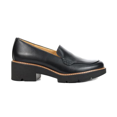 Naturalizer Cabaret Black Leather Loafers H7224S4001 - WOOKI.COM