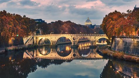 Download wallpaper: Ponte Sisto in Rome, Italy 1920x1080