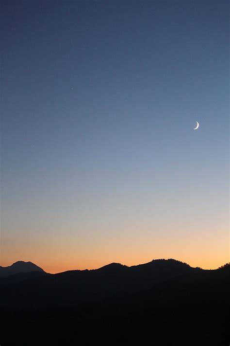 Moon Over Mountains Photograph by Andrew Hennigh - Fine Art America