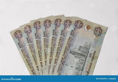 UAE Dirham Notes. Stock Photo - Image: 53702701