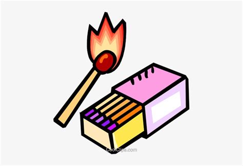 Box Of Matches Royalty Free Vector Clip Art Illustration - Box Of Matches Clipart Transparent ...