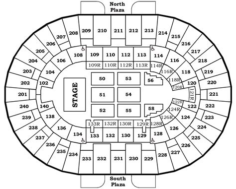 Seating Charts | North Charleston Coliseum & Performing Arts Center