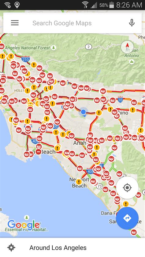 Los Angeles Live Traffic Map - Map