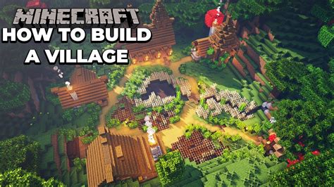 How to build your FIRST Village in Minecraft 1.15 Survival - YouTube