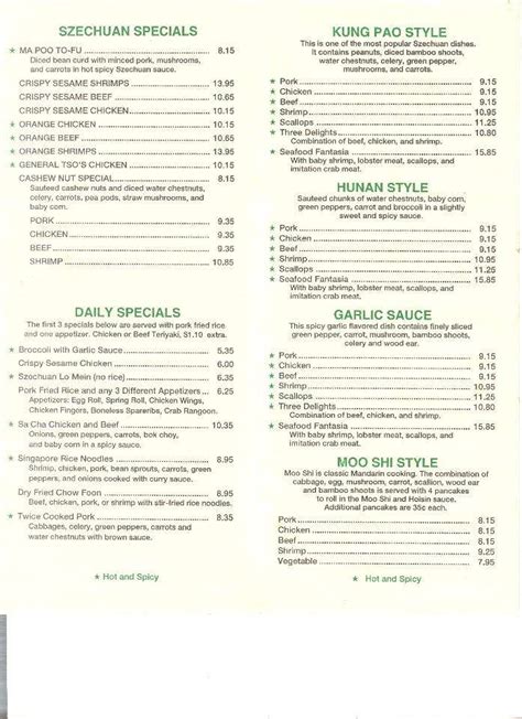 Menu of Men At Wok in Williston, VT 05495