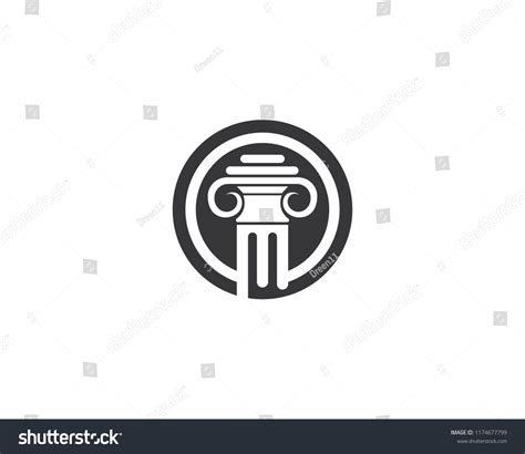 Law Logo Vector Template Stock Vector (Royalty Free) 1174677799 ...