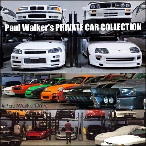 Paul Walker Car Collection List