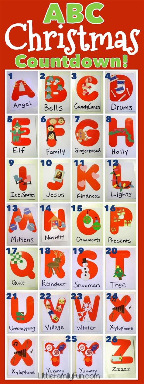 Little Family Fun: ABC Christmas Countdown