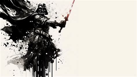 Ai Art Star Wars Darth Vader Illustration Helmet Simple Background ...