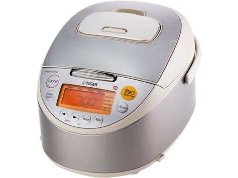 Tiger JKT-B10U Induction Heating Rice Cooker and Warmer, 11 Cups Cooked ...