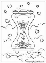 30  Hourglass Coloring Pages Free Printable PDF JPG PNG & Online sketch template