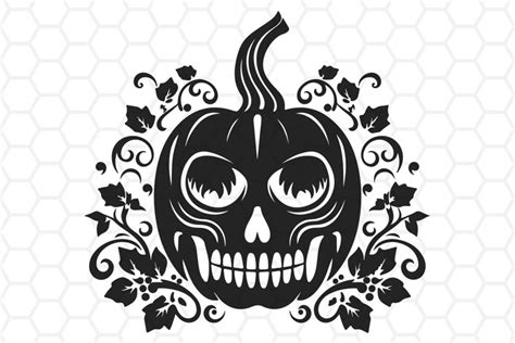 Halloween Pumpkin Silhouette SVG | Halloween (2777340)