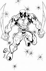 Free Printable Deadpool Coloring Pages For Kids sketch template