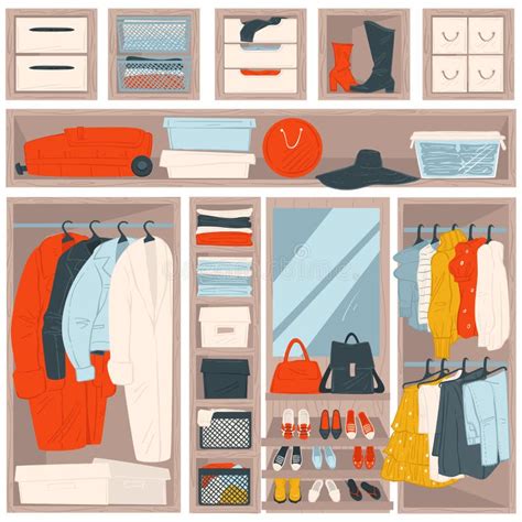 Closet Organized Stock Illustrations – 549 Closet Organized Stock ...