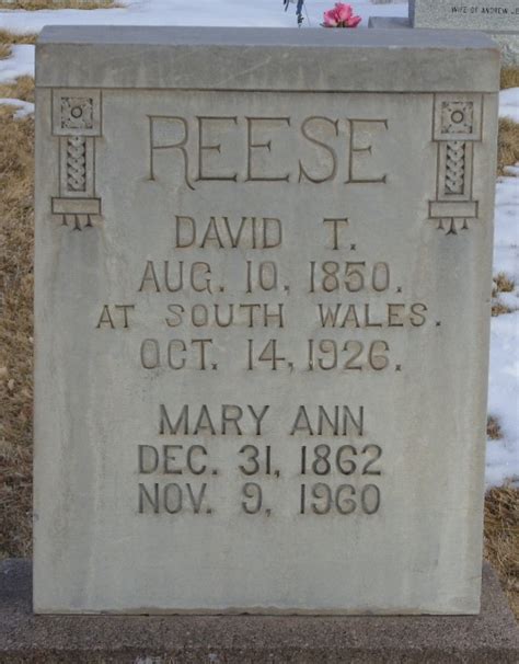 Mary Ann Reese Reese (1862-1960) - Find a Grave Memorial