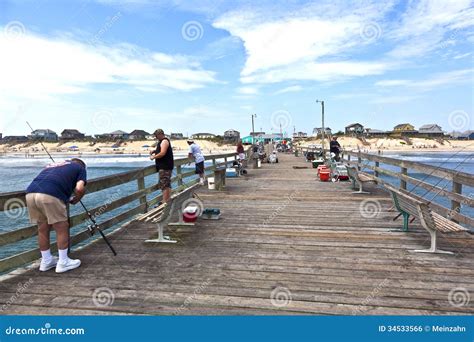 People Enjoy Fishing at the Famous Editorial Photo - Image of head, pier: 34533566