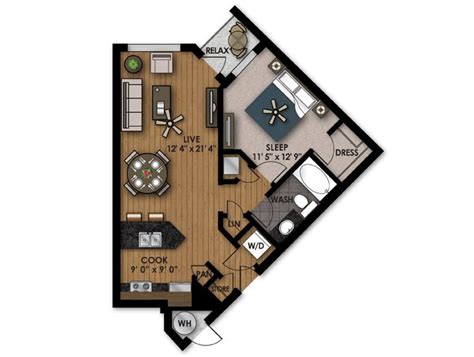 AMLI Riverfront Park Floor Plans | Riverfront, Floor plans, Park