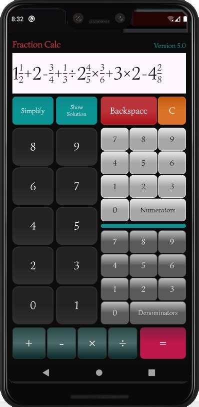 Fraction Calculator App | Fraction Calc