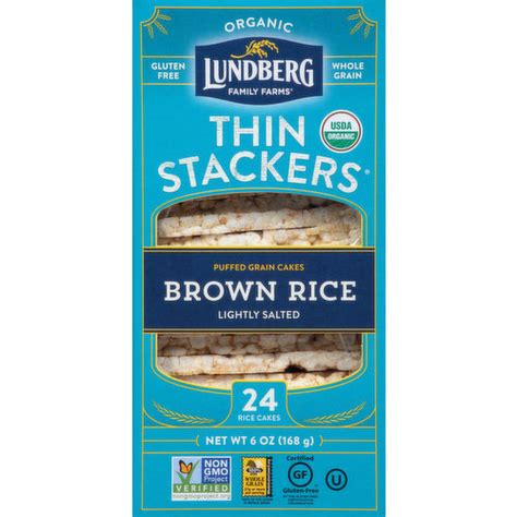 Lundberg Family Farms Rice Cakes, Organic, Lightly Salted, Brown Rice