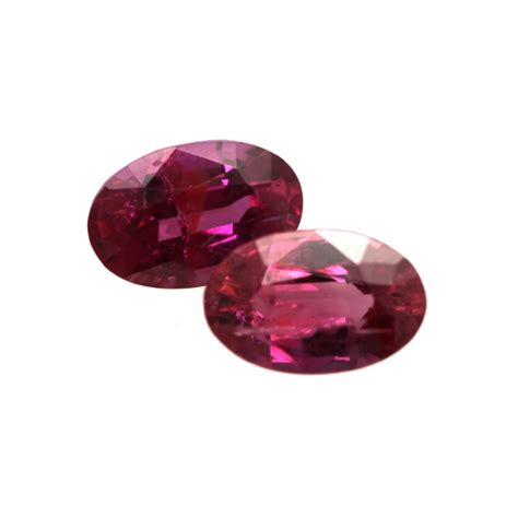 0.77cts Natural Ruby Matching Oval Shape