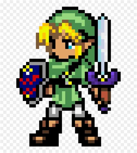 Link Pixel , Png Download - Legend Of Zelda Pixel Art, Transparent Png ...