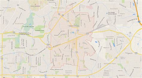 Decatur Georgia Zip Code And Map – Home In Decatur