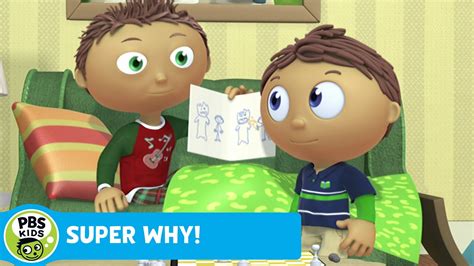 Whyatt draws a comic book for his brother, Jack. Watch SUPER WHY! on your local PBS station ...