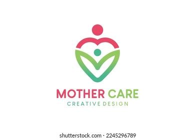 Mother Care Vector Illustration Logo Design Stock Vector (Royalty Free) 2245296789 | Shutterstock