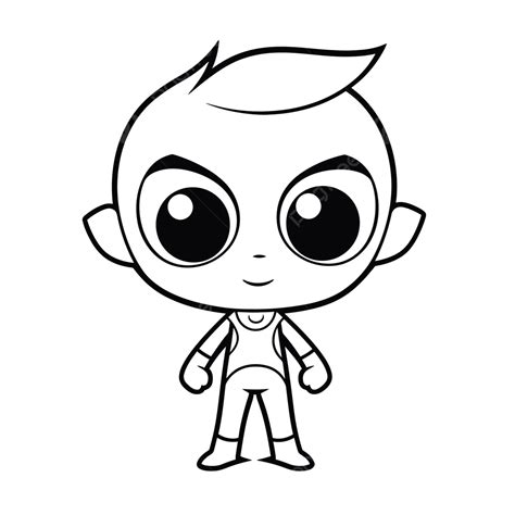 Cute Cartoon Character Coloring Page Outline Sketch Drawing Vector, Car Drawing, Cartoon Drawing ...