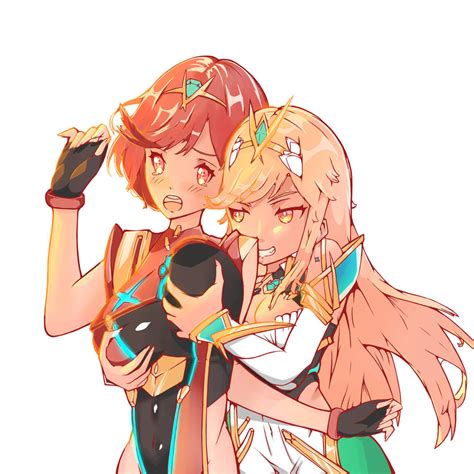 Pyra x Mythra by CrypticTK1996 on DeviantArt