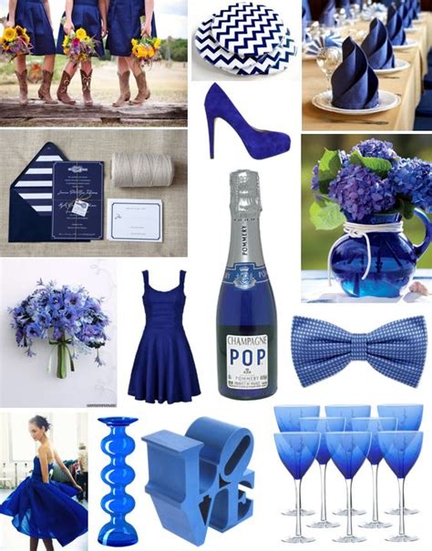 Sapphire Blue Wedding Centerpieces