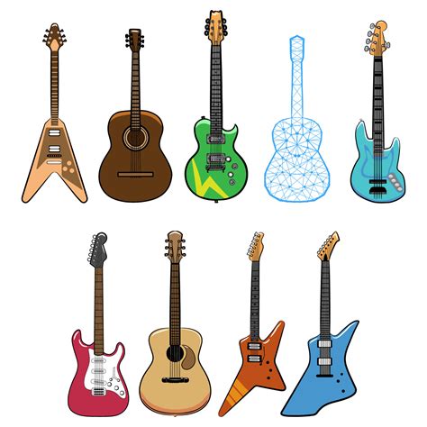 Guitar vector graphic clipart design 8554122 Vector Art at Vecteezy