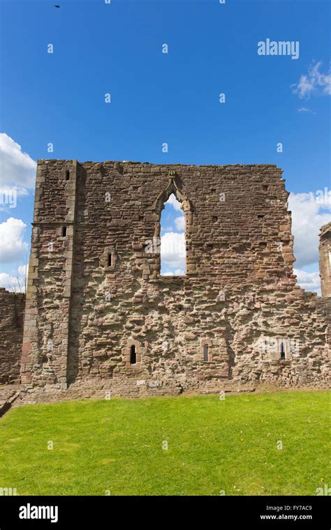 Monmouth Castle Monmouthshire Wales uk ruins of building and birthplace of Henry V of England ...