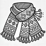 Scarf Coloring Pages To Print  Free Printable sketch template