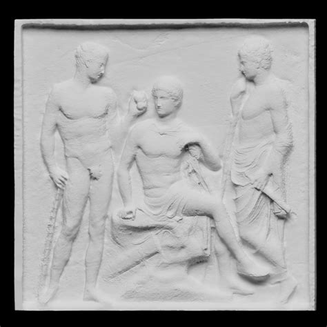 3D Printable Relief of Theseus Pirithous and Heracles by Scan The World