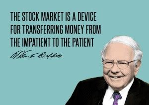 Warren Buffett - Motivational Quotes - VALUE INVESTING - The stock market is a device for ...