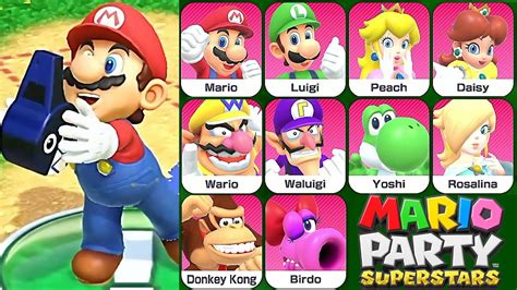 Mario Party Superstars All Characters Chomp Call - YouTube